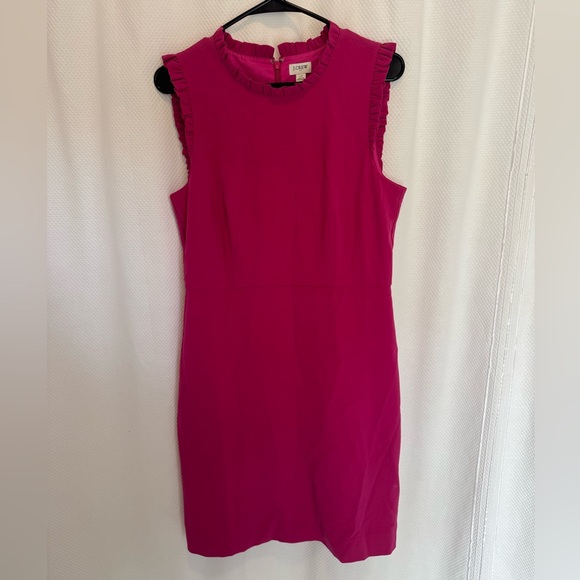 J. Crew Dresses & Skirts - J. Crew Fuchsia Sleeveless Mini Dress